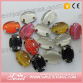 Competitive price quality Assurance sew on flat back resin rhinestones